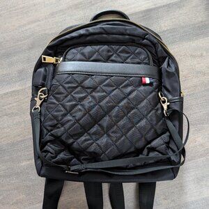 Nordace - Black Nylon Quilted Backpack - Great Condition